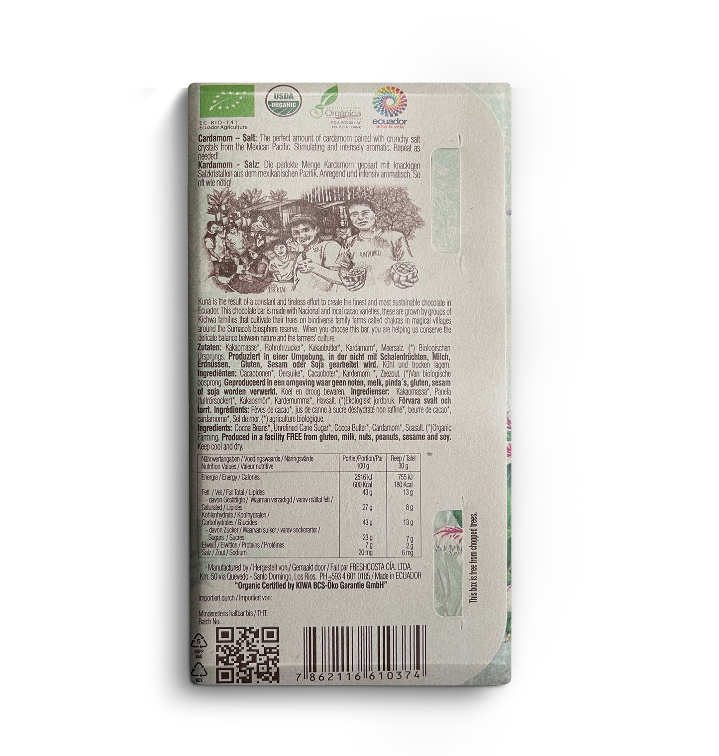 Kuna Napo 71% - Cardamom
